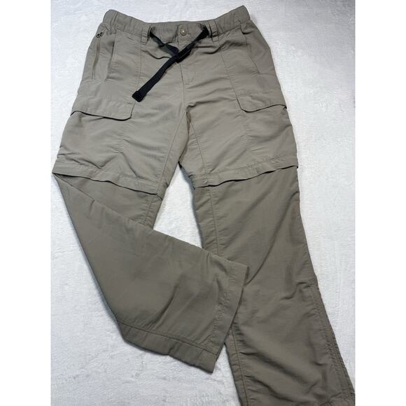 The North Face Pants Mens XL Khaki Tan Convertible Zip Off Belted Hiking 34-36” - Picture 1 of 8